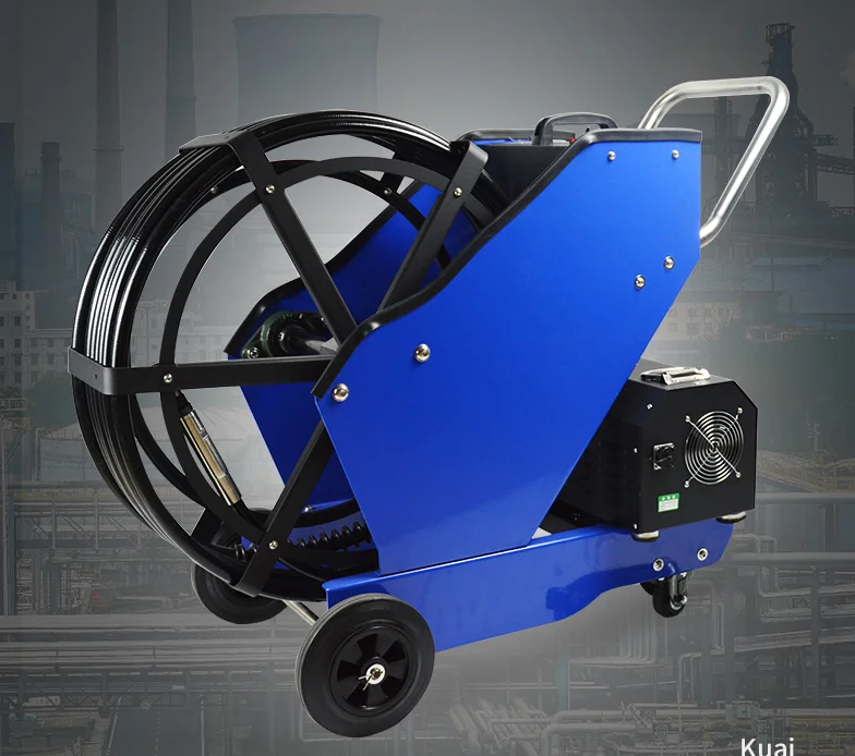 grease duct clean machine flexible shaft air duct cleaning kitchen exhaust and grease pipe cleaning machine