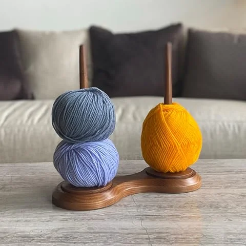 Two Set Yarn Holder Wooden Decorative Spool Holder With Twine Available At Wholesale and Factory Price From Indian Exporter