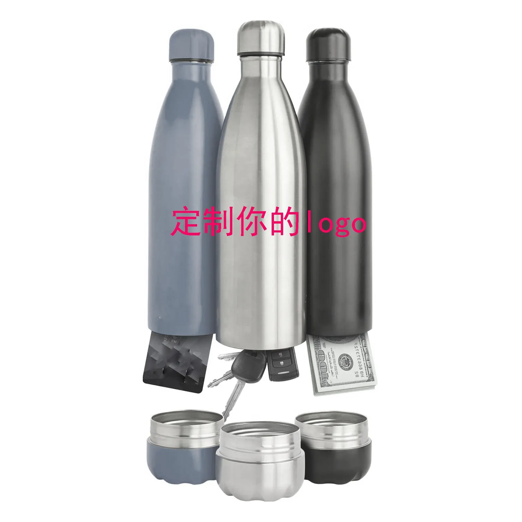 750ml Storage Coca -bottle Demolition Outdoor Sports Aquarius Stainless Steel Insulation Cup