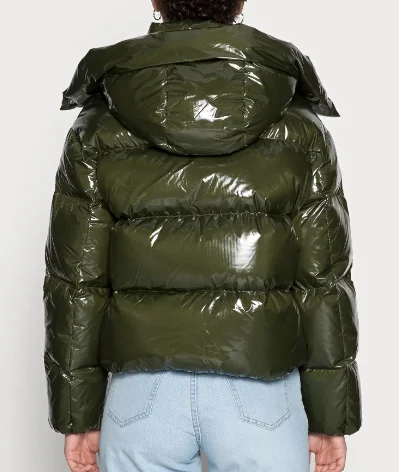 Shiny Puffer Jacket Vest with Custom Logos embroidery Printing at Wholesale For Men and Women Best Quality Jacket