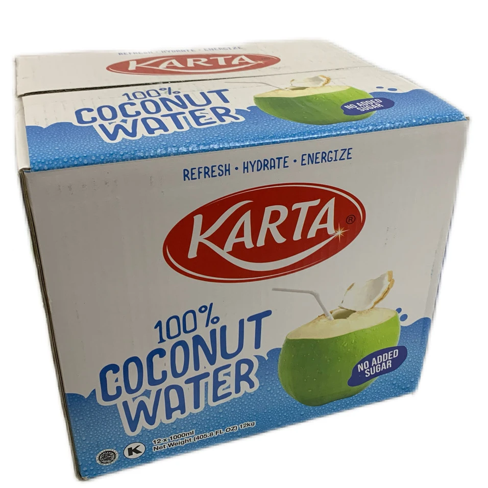 Karta Coconut Water Juice Importer with Competitive Price 1000ml 100%  pure & natural coconut water