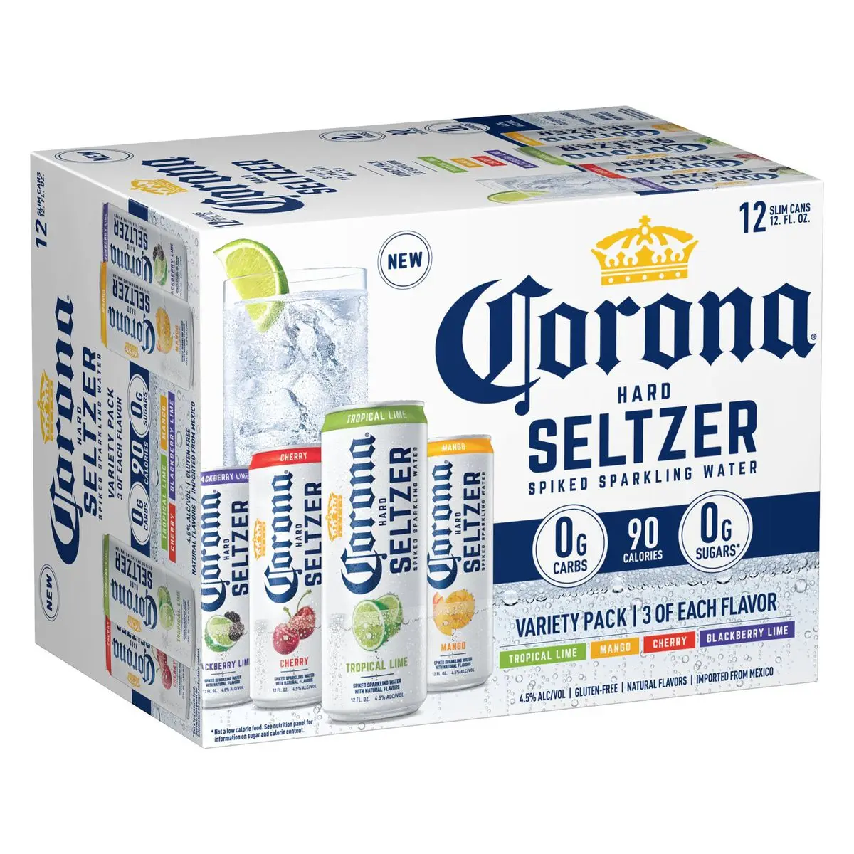 CoronaHard Seltzer Tropical Mix - 12 упаковок банок