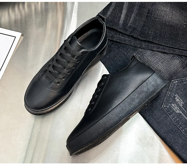 New Men`s White Black shoes Sports Walking style Male Unisex Sneakers