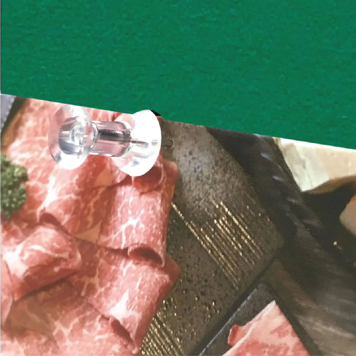 Домашняя настенная зеленая тканевая доска для объявлений