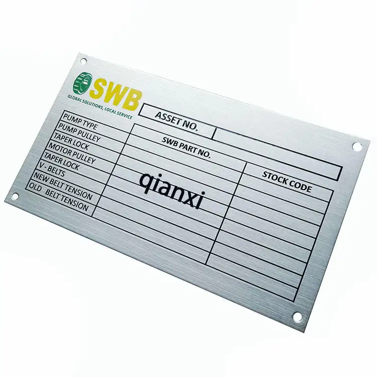 Custom High-End Products Fashion Decorative Mirror Polish Laser Cutting Metal Nameplates Logo