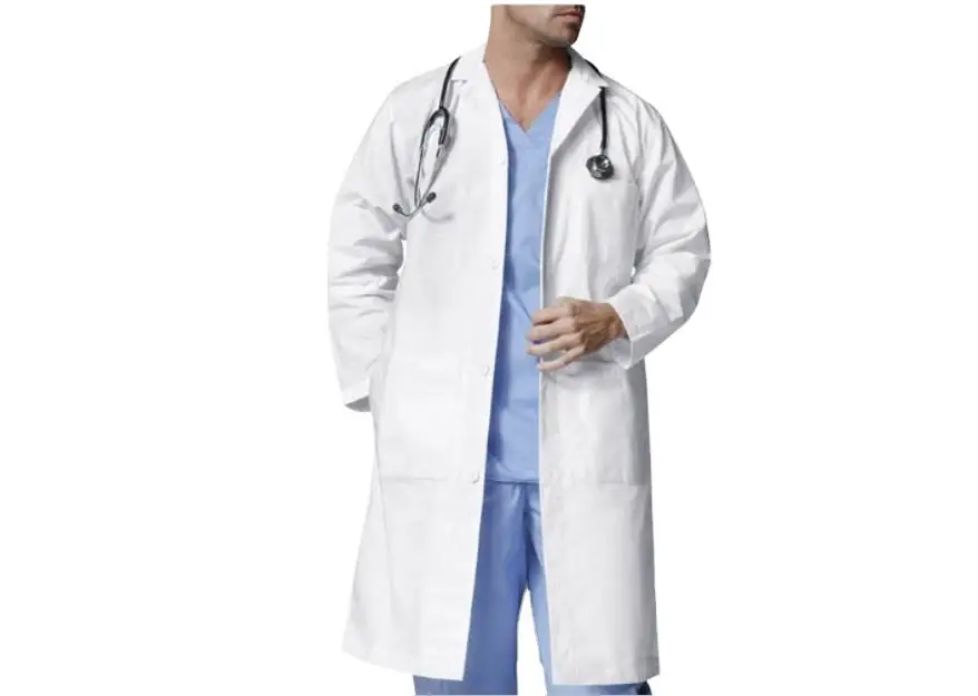 OEM Medical Clothing Hospital Uniform for Doctors Men Hospital Clothing Patient Gown Clothes Cotton Unisex Customized By Madrid