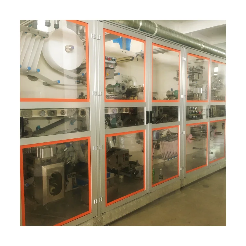 Economic customized sharp sanitary napkin pad production line factory price