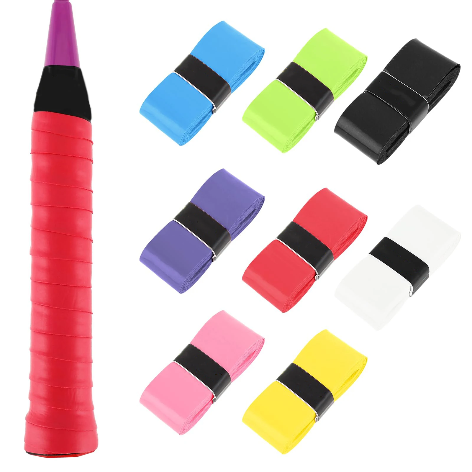 Wholesale Thin Type Tennis Racket Overgrips Dry Feel Badminton Racquets with Pressure Point Dry feel over Grip Accessories