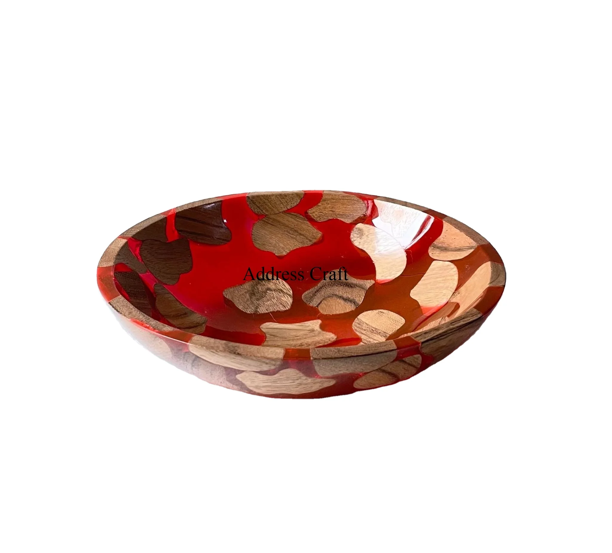 Affordable Price Bowl Decorative Wood Resin Fruit Bowl Creative Resin Bowl Tableware Table Decoration Platters Dinnerware Set