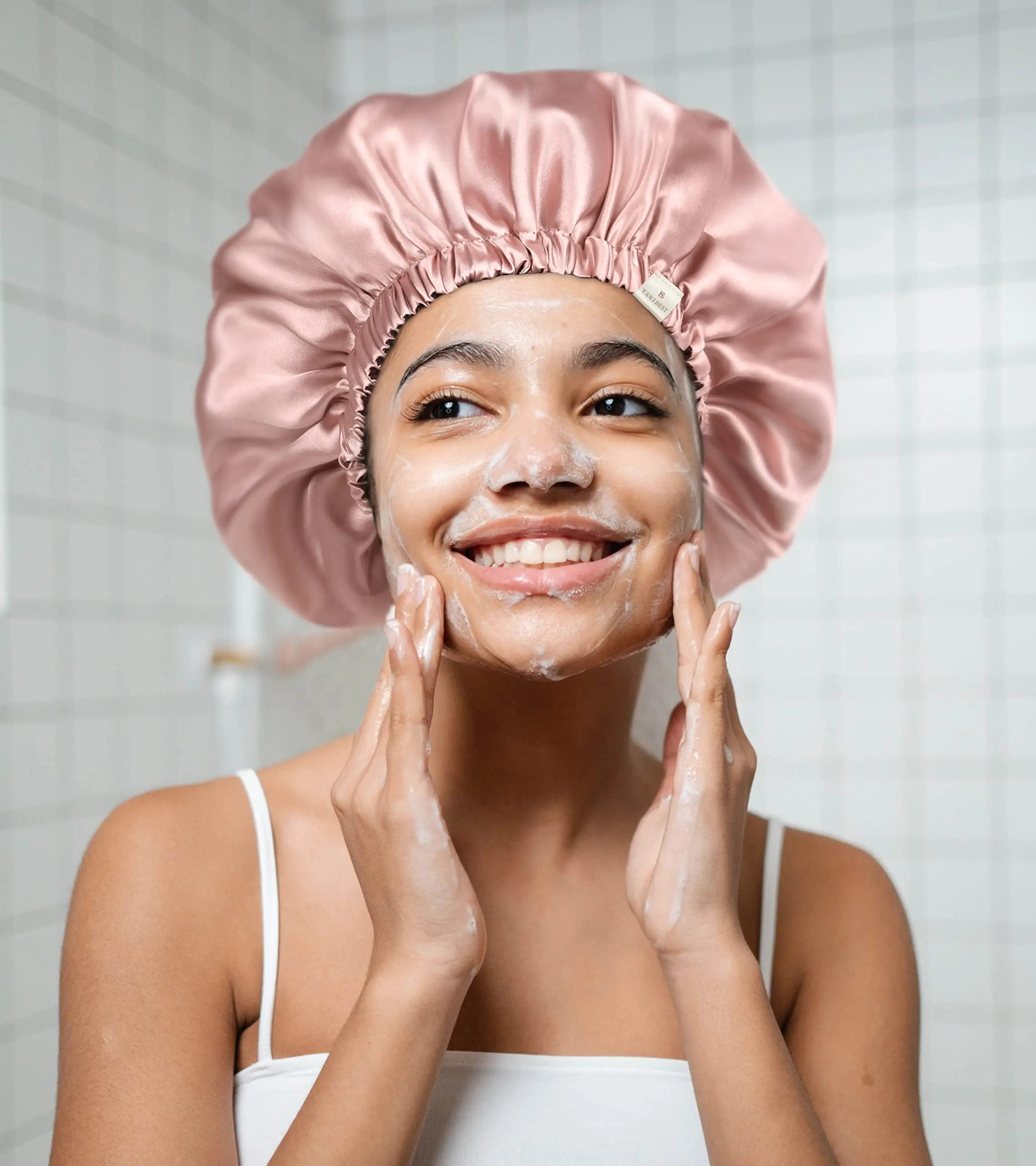 Satin Bonnet Silk hair towel  Bonnet for Sleeping Hair Bonnets for Women Curly Natural Hair