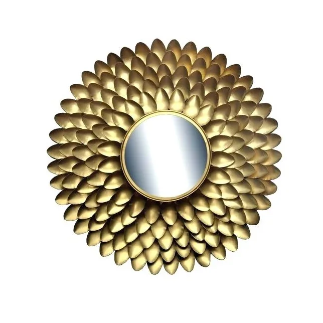 Decorative Wall Mirrors Sunburst Shape Hanging Art Ornament Home Decor for The Living Room Bathroom Bedroom and Entryway