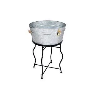 Rope Handle Indoor Commercial Metal Decorative Metal Planter Medium Size Planter Living Room Flower Pot Manufacture by India