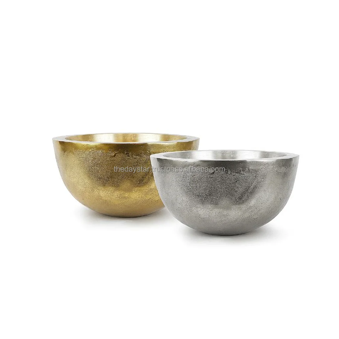 Customisable Set Of 2 Decorative Tableware Serving Bowl Fruit & Vegetable Storage For Kitchen