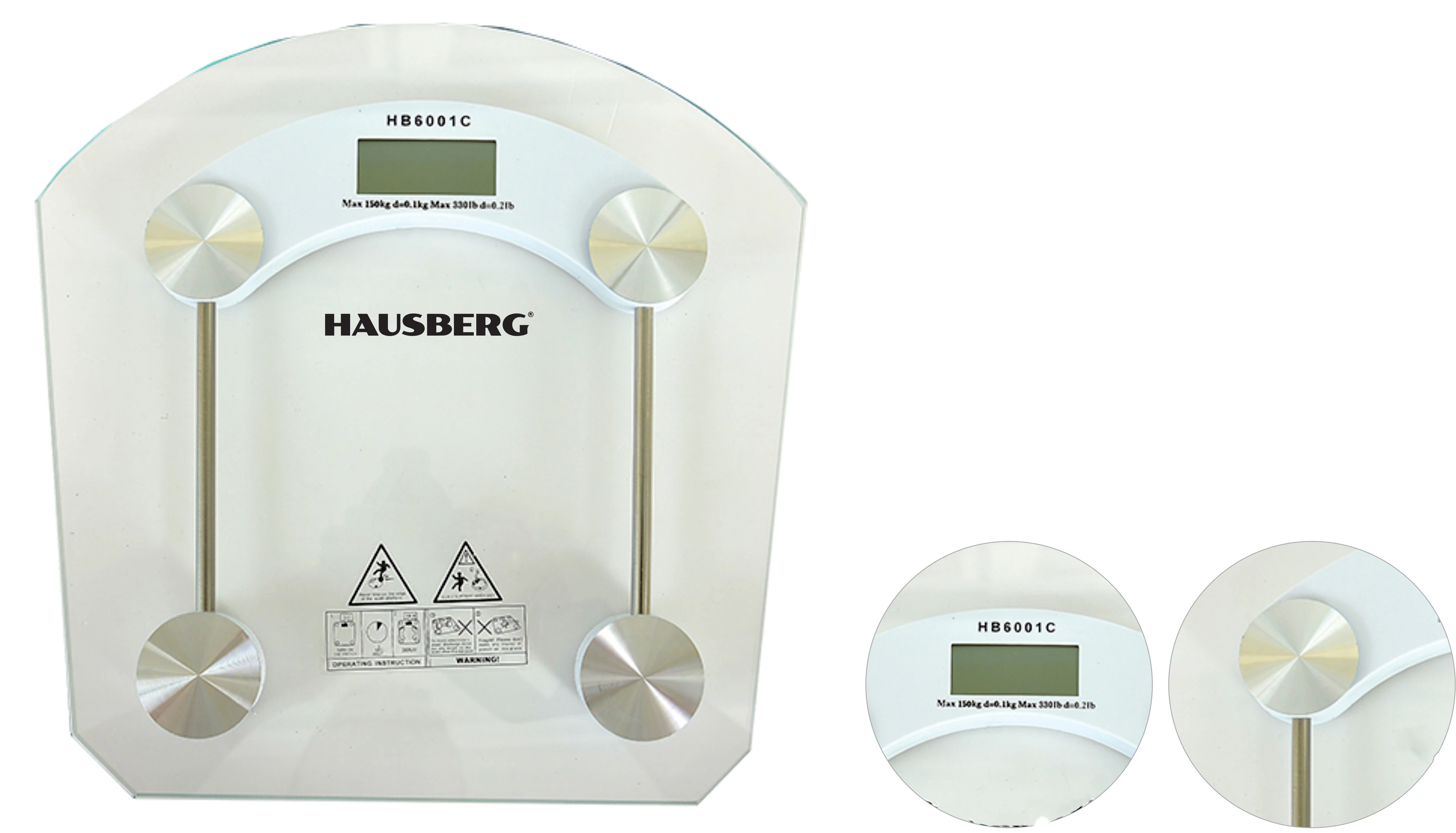 With Safety Glass Platform LCD Digital Scale