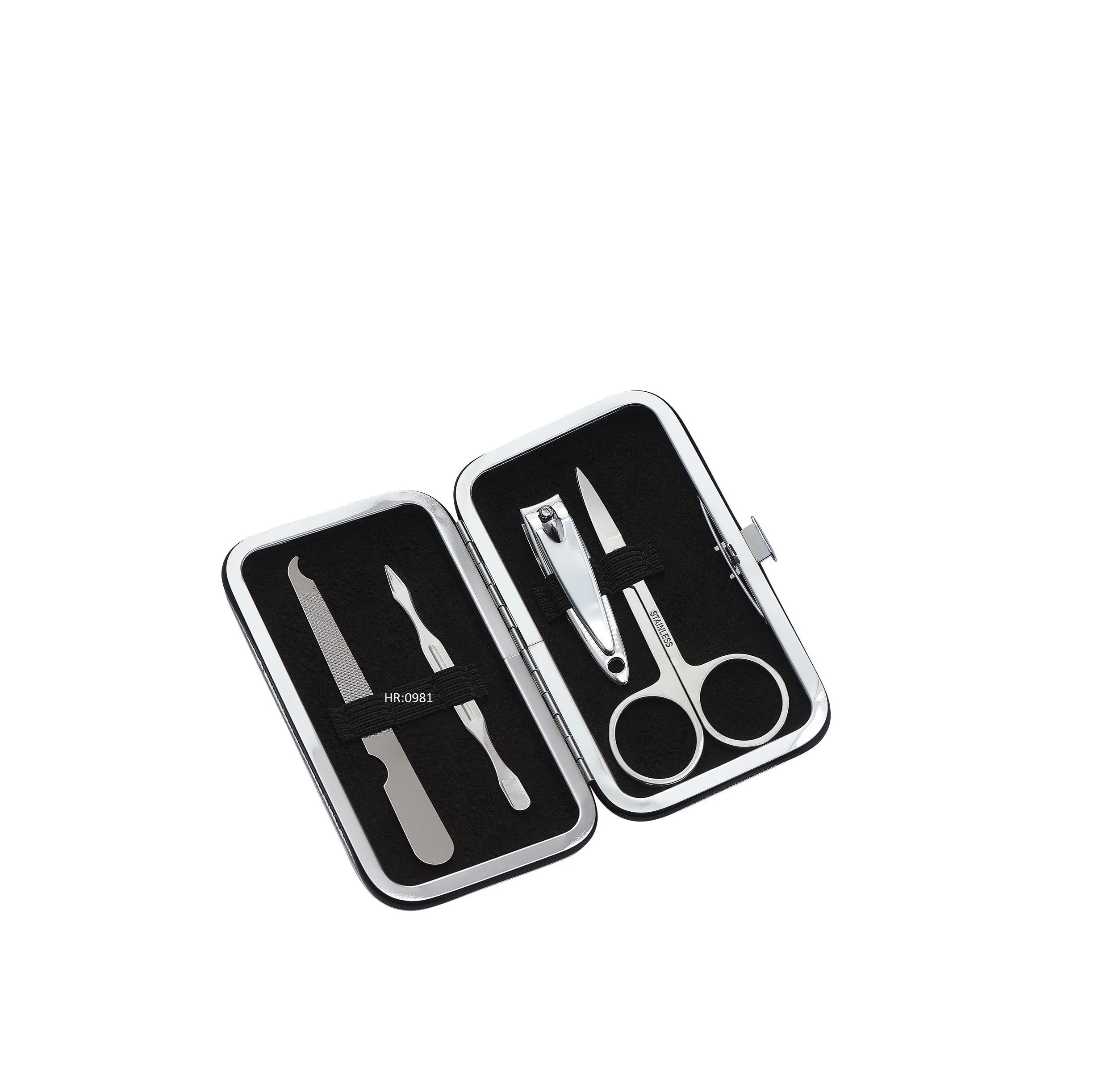 Professional Beauty Care Nail Clippers Pedicure Tools lather box kit 4 pieces  Manicure Set  with High Quality with cheap price