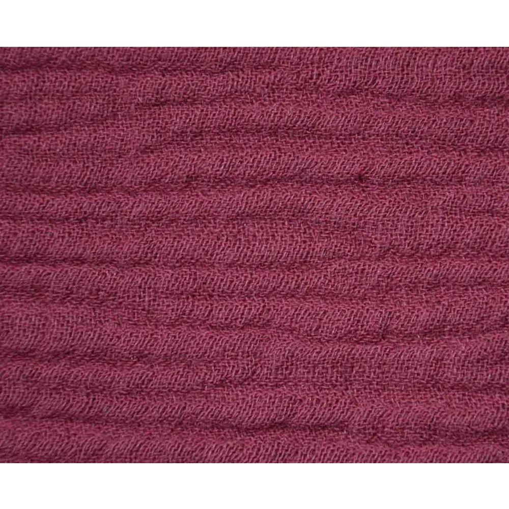 Yarn Dyed Check High Twist Fabric Material  Cotton Crepe Cloth Crinkle Fabrics High Twist Material Customized Combed Yar