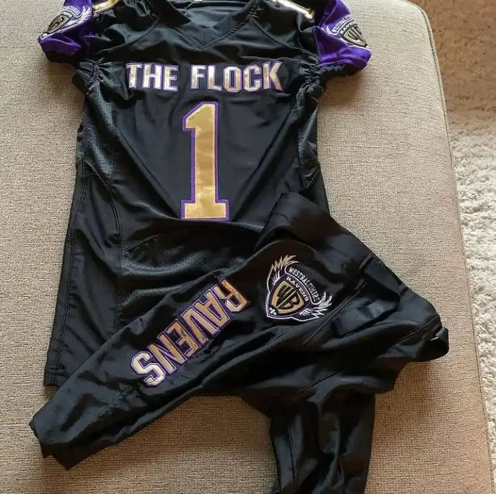 American football jersey uniform unisex sports wear custom design and logo football uniform sports apparel