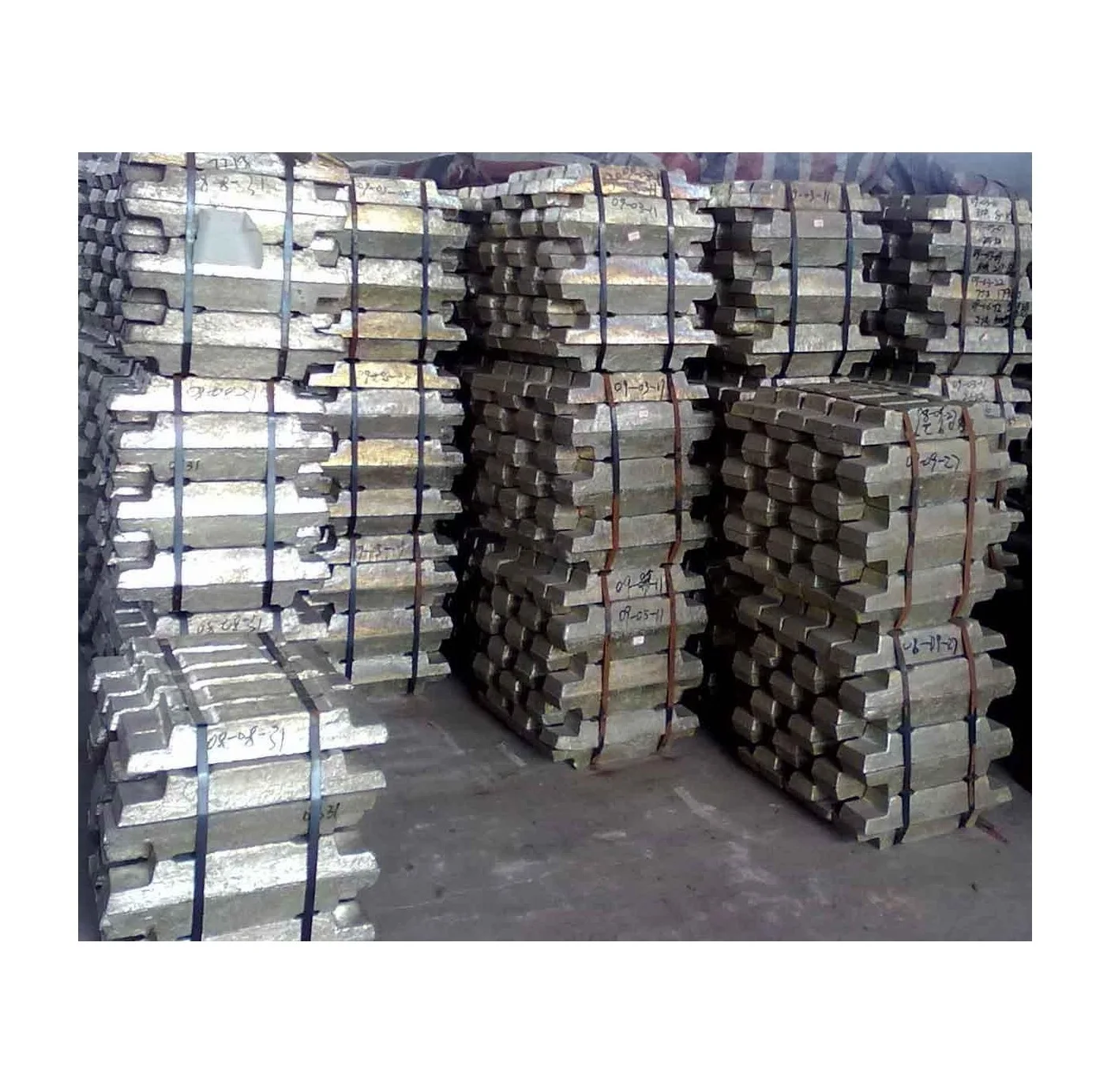 Bulk Stock Available Of Zinc Metal Ingots Pure Zinc Ingot 99.99% 99.995% Zinc Ingots At Wholesale Prices