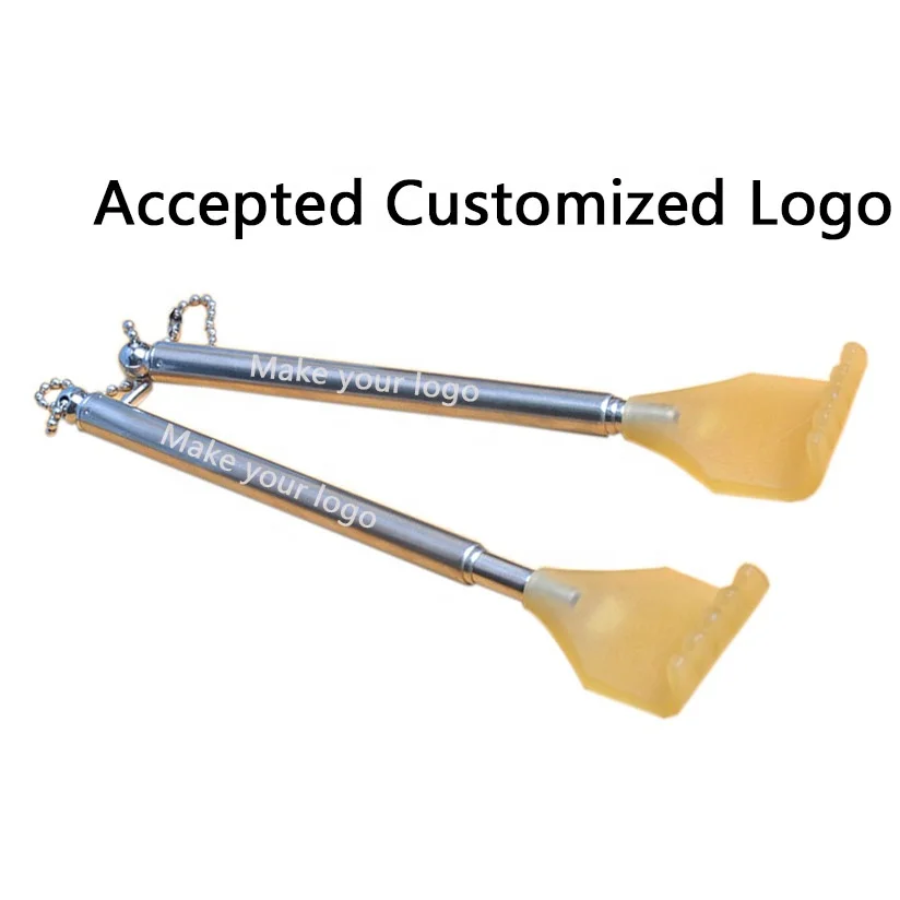 Zhedage wholesale plastic Claw Stainless steel Telescopic custom max scratch folding massager Back Scratcher extendable