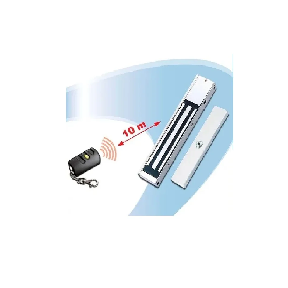 High Selling Airkey 600  LED Em Lock With Wireless Remote for Wireless Lock With Multi Voltage Em Lock With Timer Buzzer