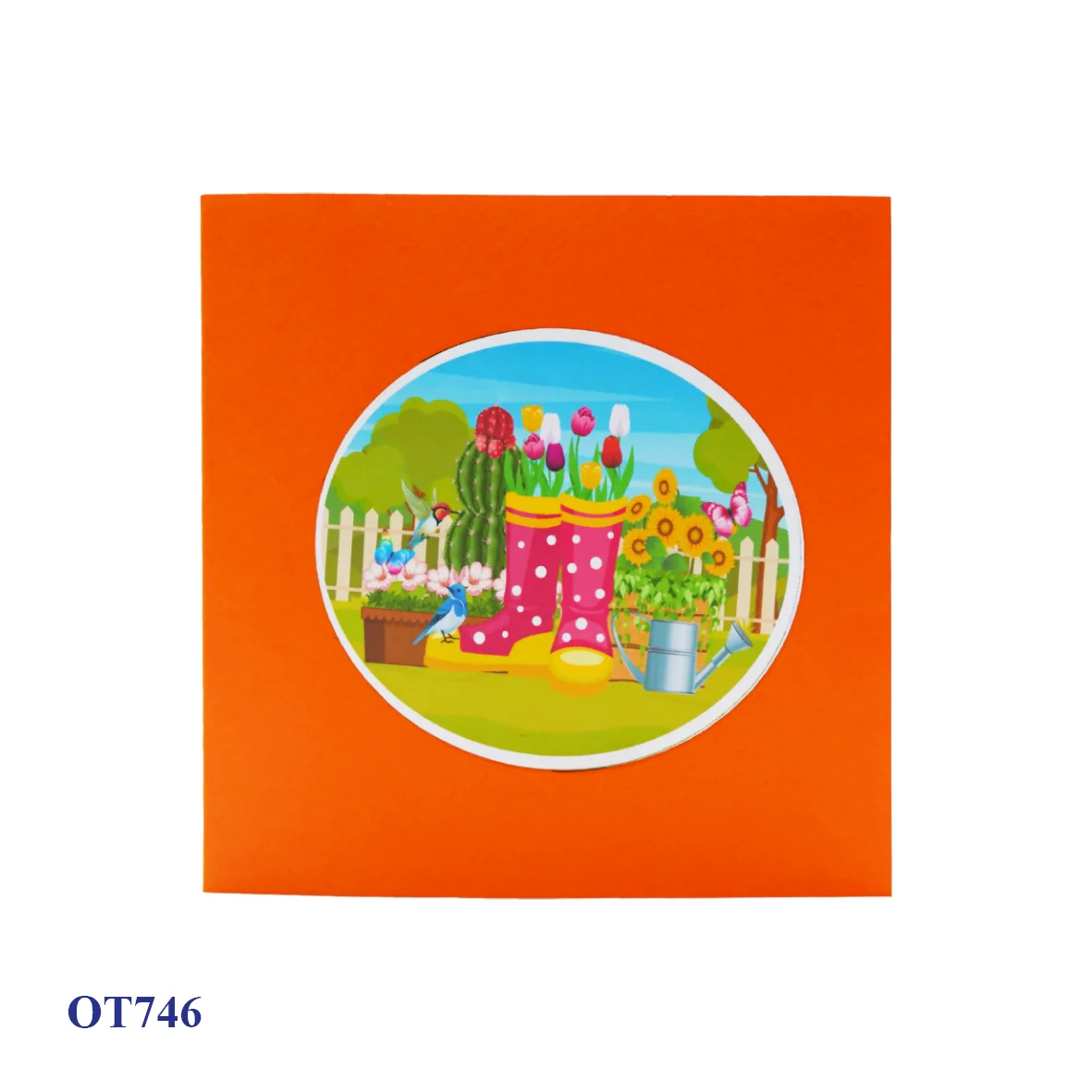 Elegant 3D Pop Greeting Cards Novelty Paper Handmade Folded Cards Custom Print Flower Card Happy Birthday Gifts Anime Craft