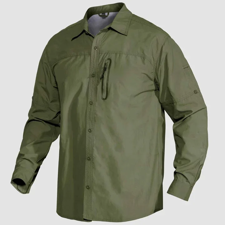 Light Quick Dry Fishing Shirts For Men UV Protection UPF50 Customizable Wholesale Fishing Shirt