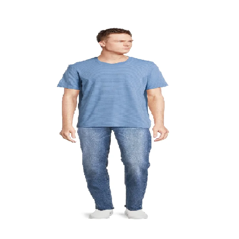 High quality luxury 100% cotton Short sleeve round neck shoulder slope neck tape men t-shirt from Bangladesh factory best price