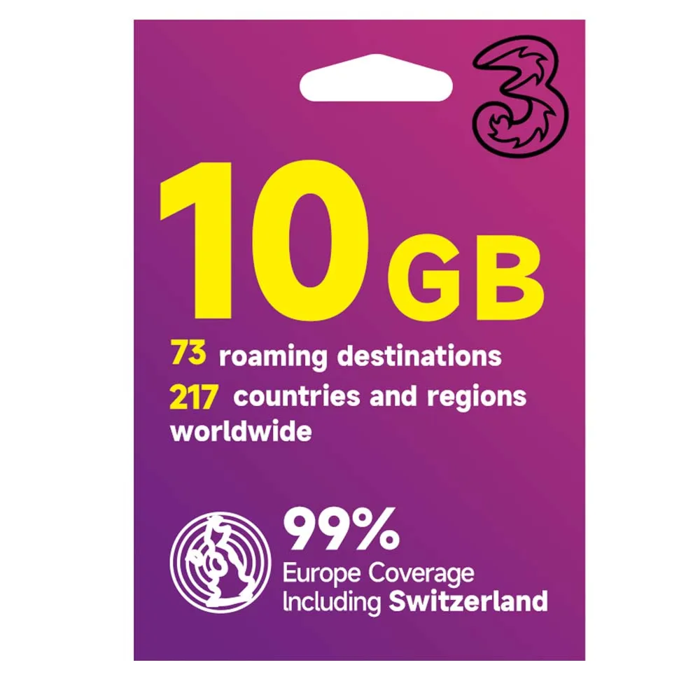 3Uk 5Gb 10Gb Uk Eu неограниченный План данных Smart 4G Lte Gsm Wifi 5G мобильный телефон Sim карты для Iphone 13 Pro