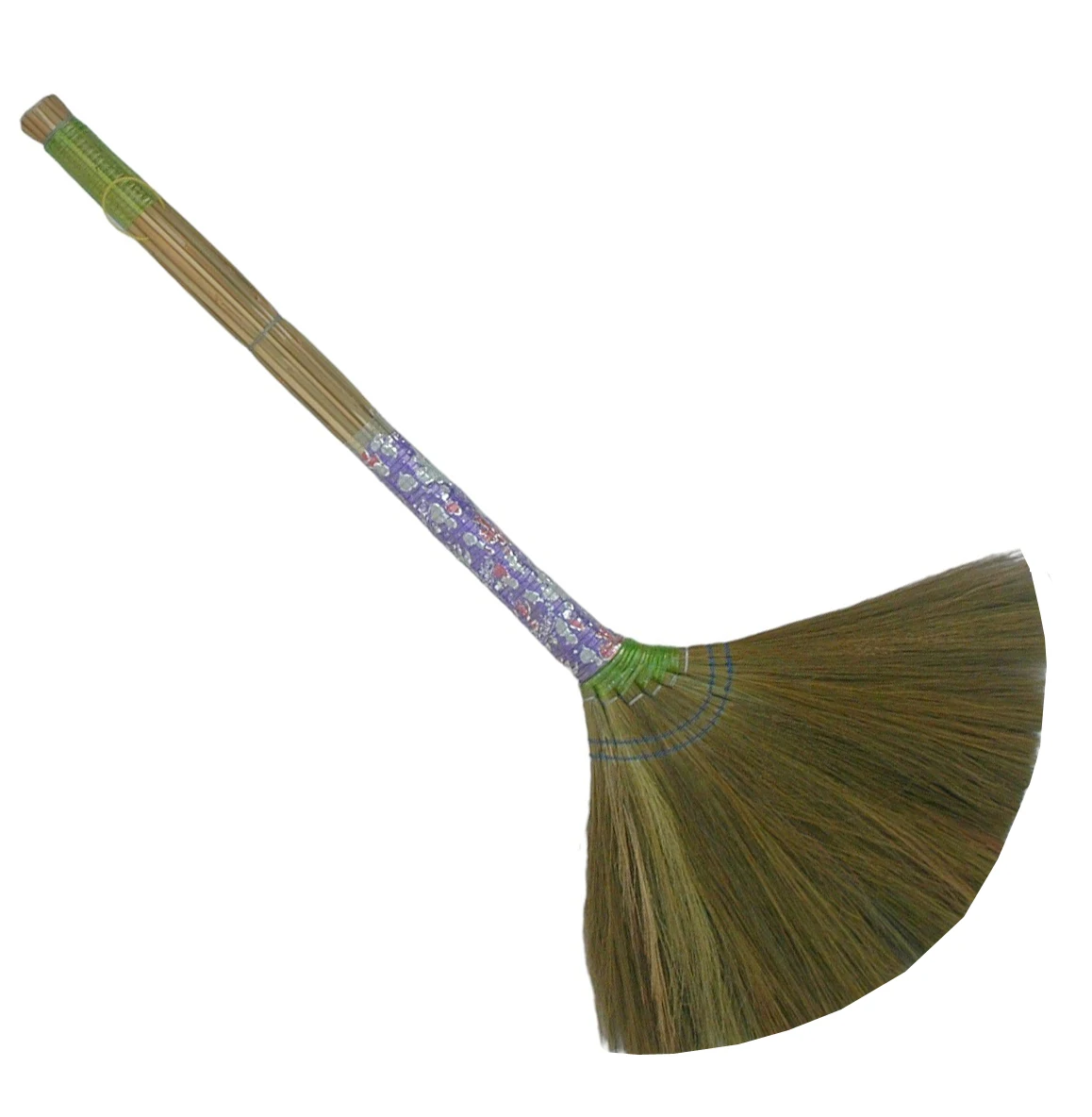 High Quality Wholesale Vietnam Grass Broom With Colorful Long Handle Whatsapp: +84945341077