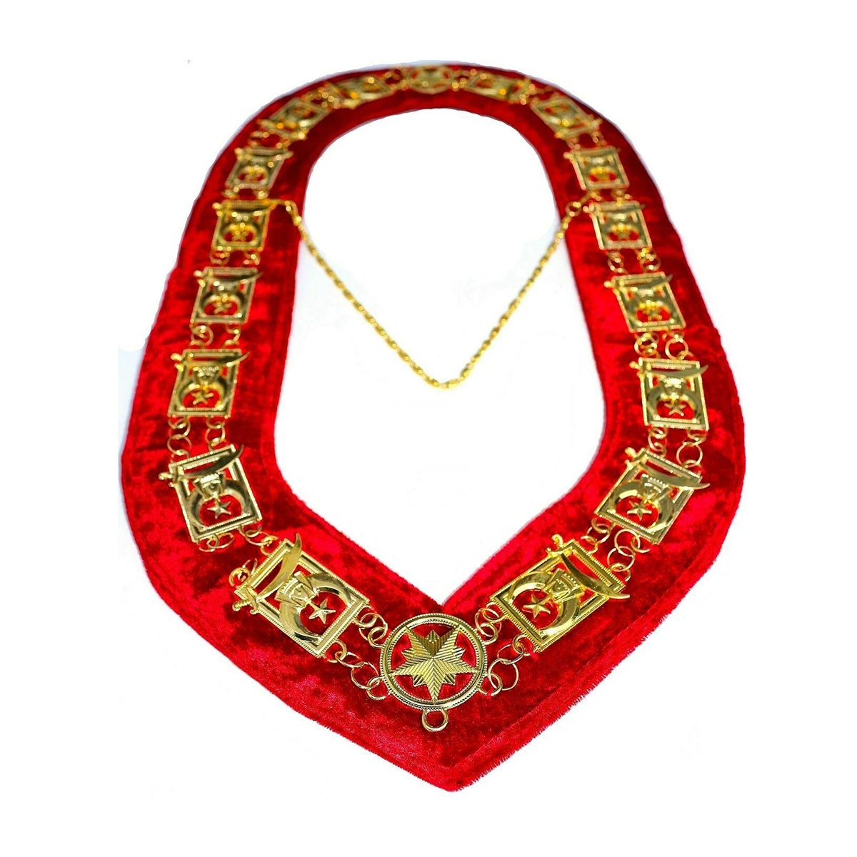 Most Popular Design Of 2024 Masonic Chain Collar Customized Innovative Design High Quality Stylish Masonic Chain Collar