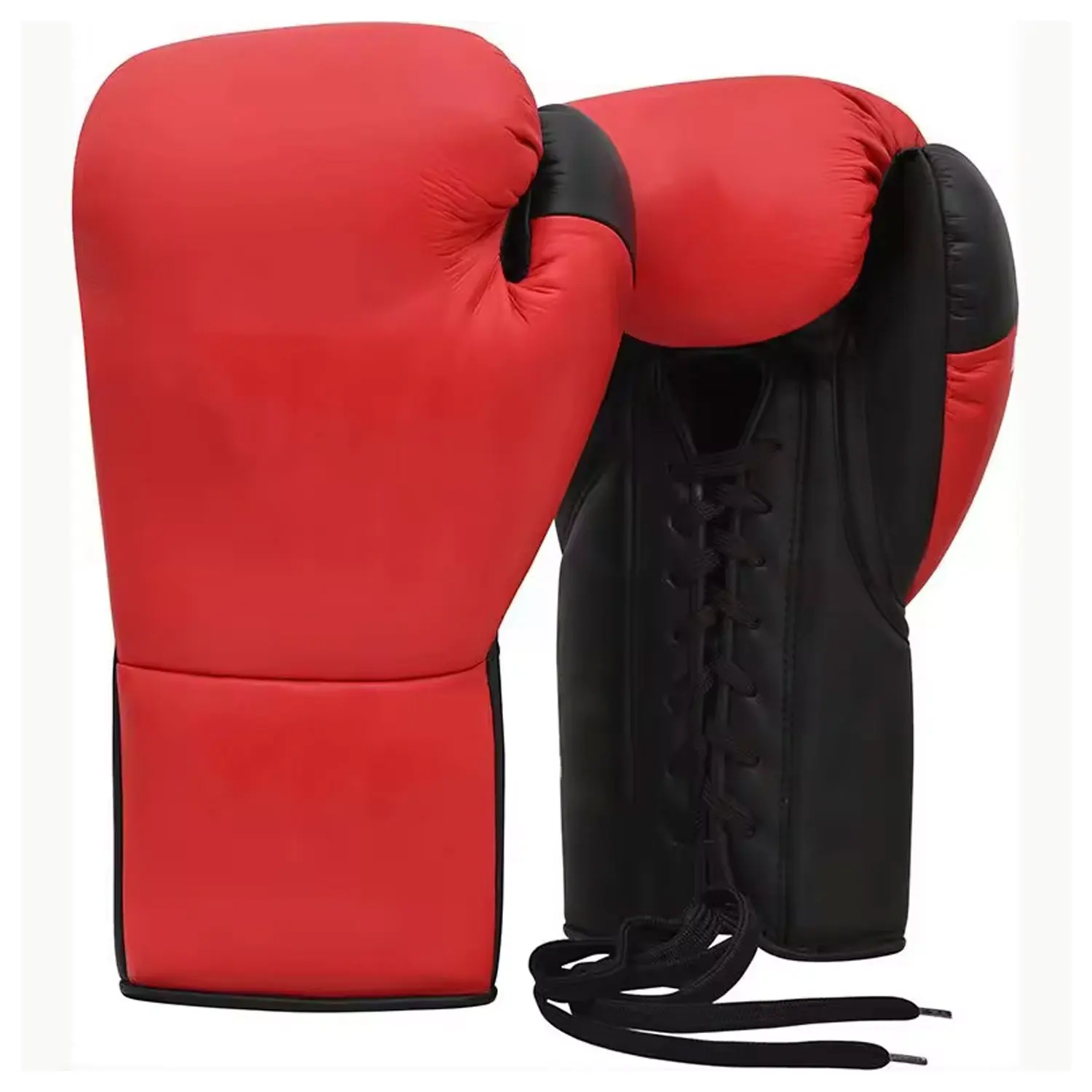 Boxing Gloves Men Women - Genuine Cowhide Leather Training Sparring Gloves.