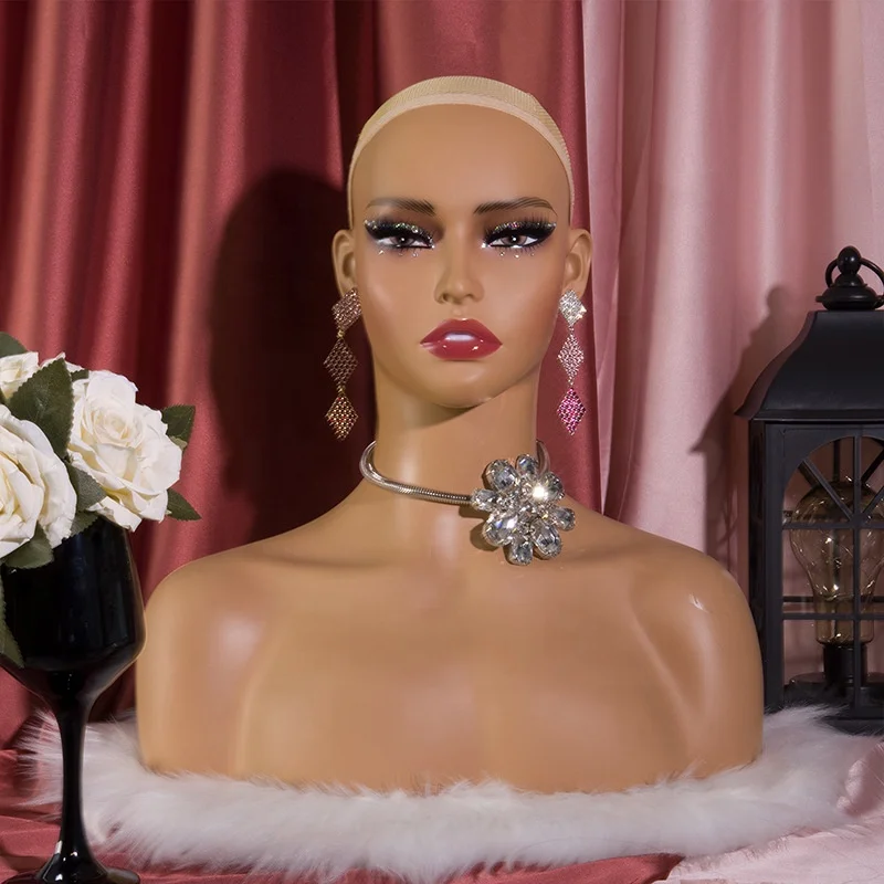 Professional Hair Display Model for Beauty Industry Events