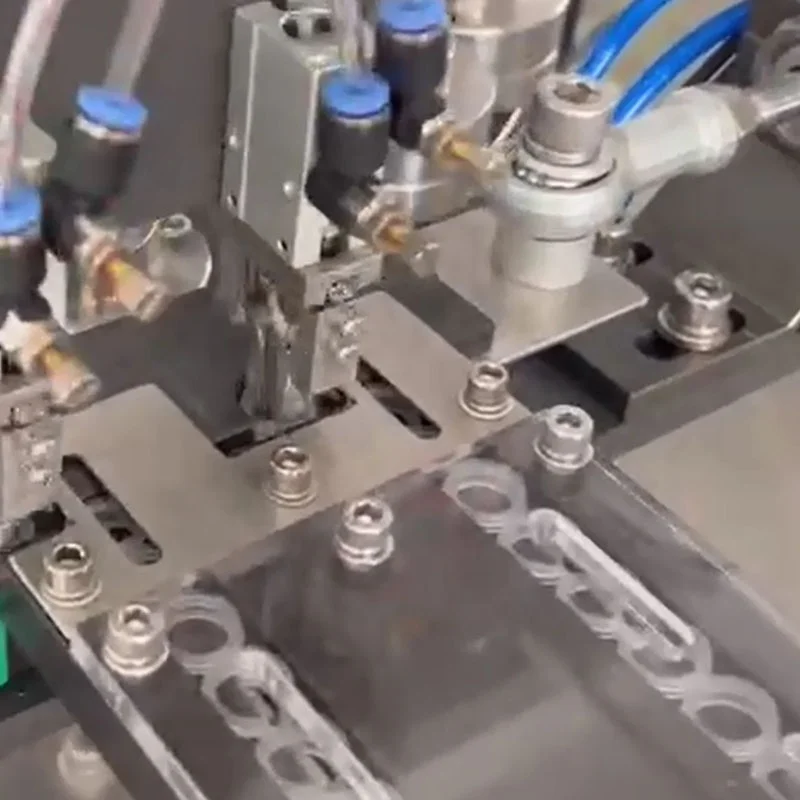 Custom Automation 3 parts Silicone valve combination machine