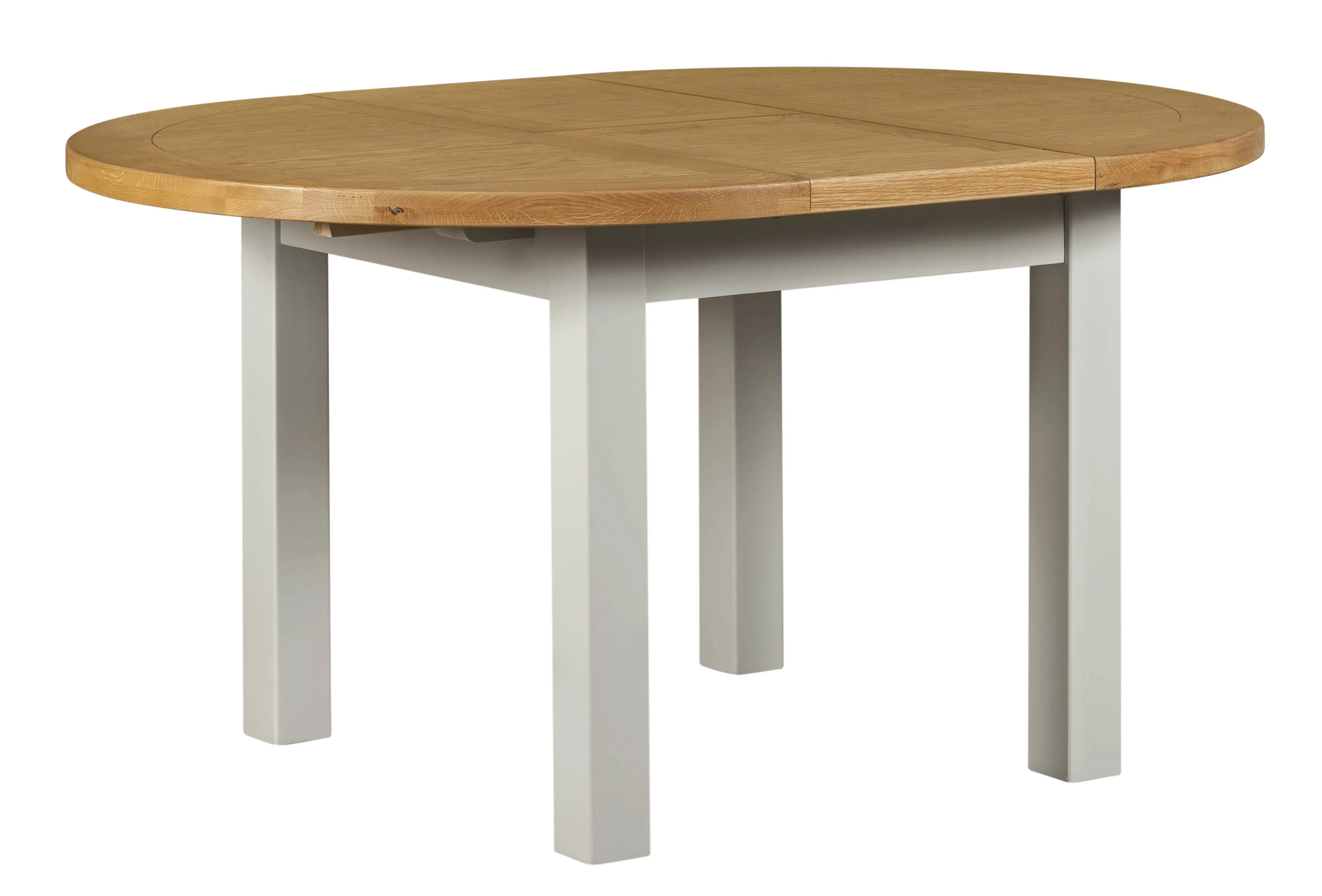 BUTTERFLY EXTENDING ROUND DINING TABLE