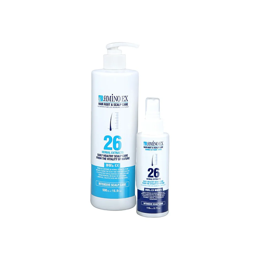 High Quality AMINO EX SHAMPOO & TONIC 110ml Damaged hair care dandruff removal Rich nutritional supply