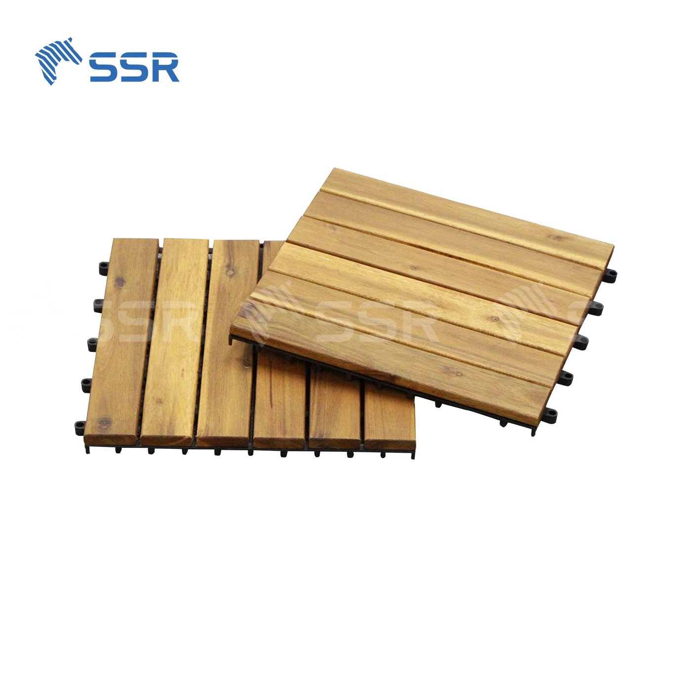 SSR VINA - acacia wood decking tiles - wood deck tiles outdoor floor tiles decking balcony garden patio outdoor made in Vietnam