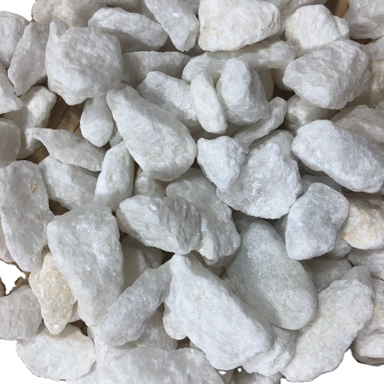 Decorative Assorted Polished white pebbles natural stone in garden fish tank gardening decoration