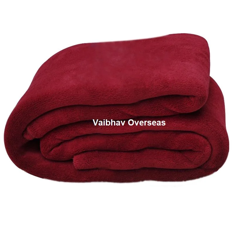 Heavy Duty Anti-pill Fleece  blankets Flame Retardant for heavy winter used in hotel dorms hospital
