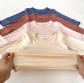 Bamboo Clothes Newborn Zipper Clothing Bamboo Baby Pajama Solid sleeper Long Sleeves baby romper newborn clothes