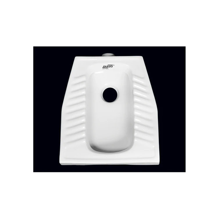 Reputed Manufacturer of Best Quality 100% Ceramic Material White Color Indian Squat Pan Toilet at Best Price