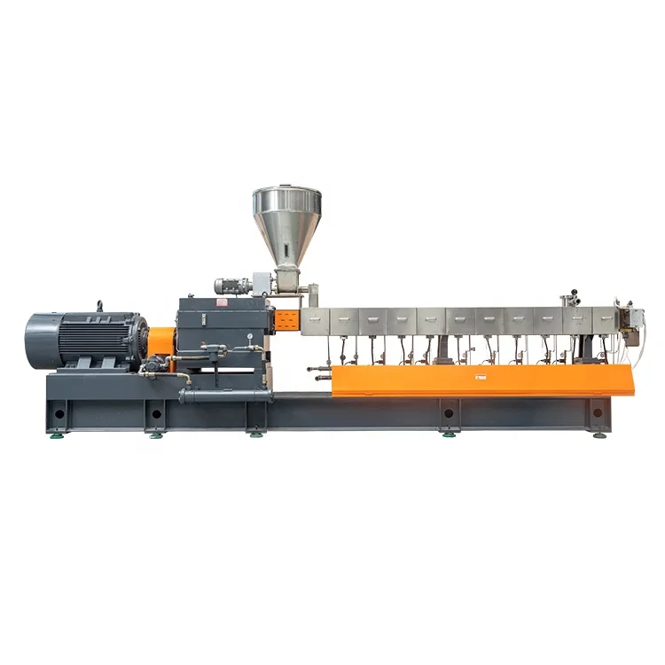 Color Masterbatch Compounding Extrusion Line Compounding Extrusion Line Plastic Granule Raw Material Machine