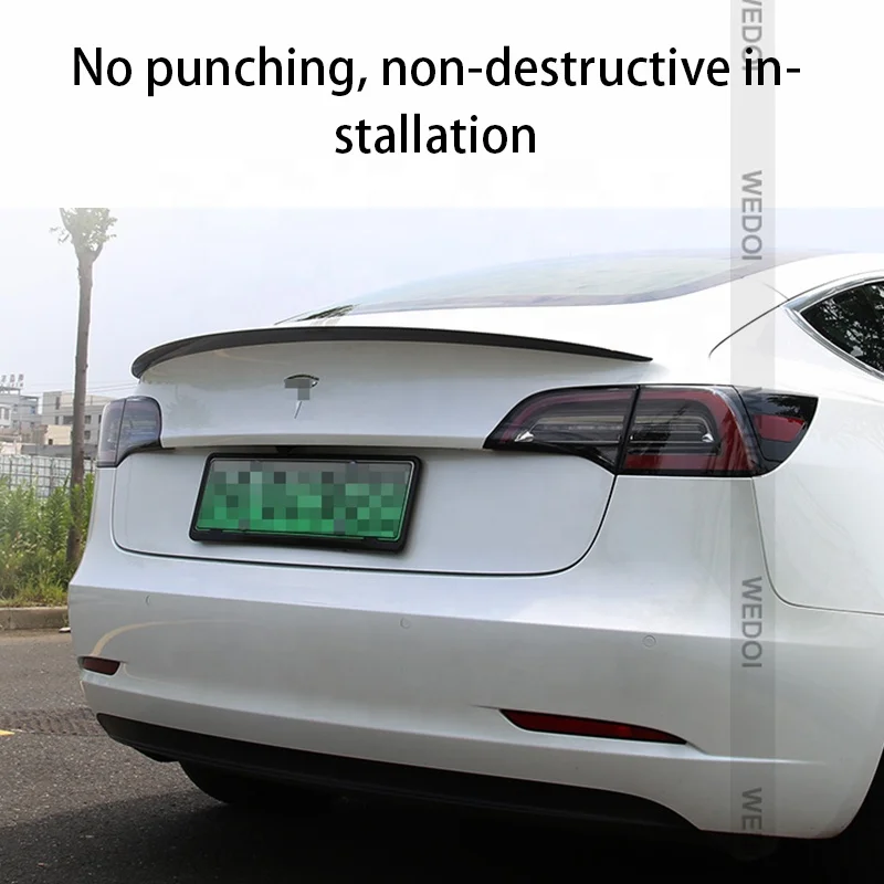Spoiler Wing Sport Cars Rear Car Styling Kits For Tesla Model 3 Accessories Exterior Styling Decoration Original Spoiler Trunk
