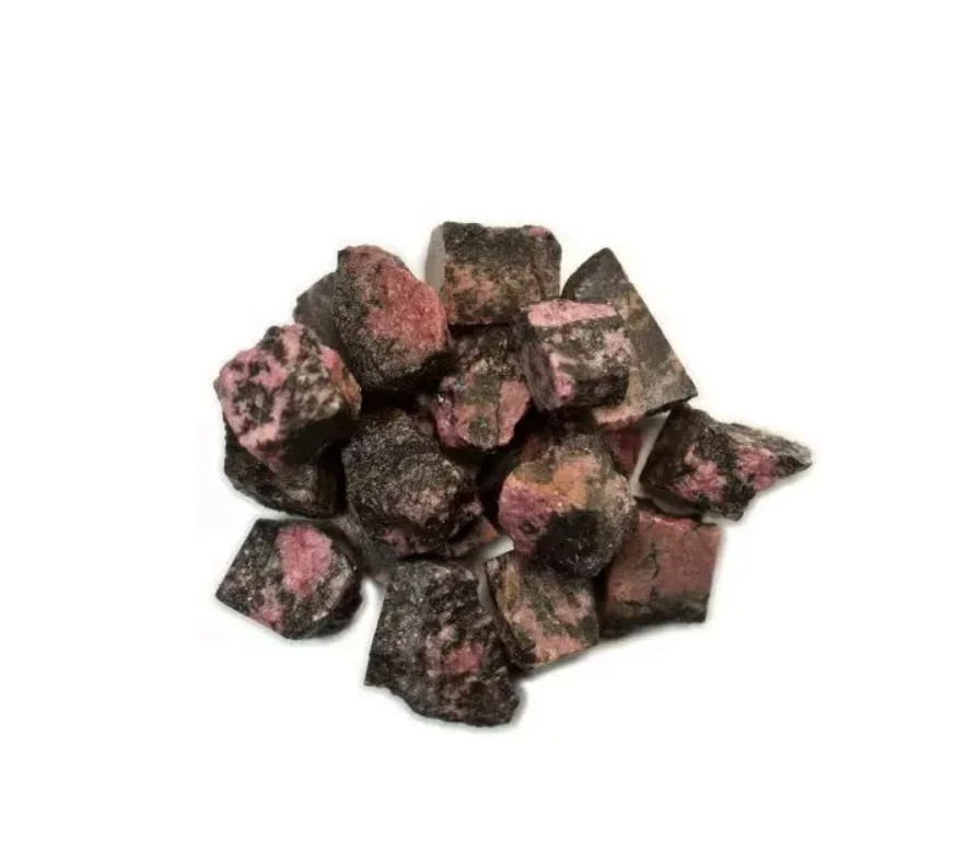 rough stone Rhodonite Raw rough for natural reiki healing crystal Un polished raw gemstones crystal natural wholesaler
