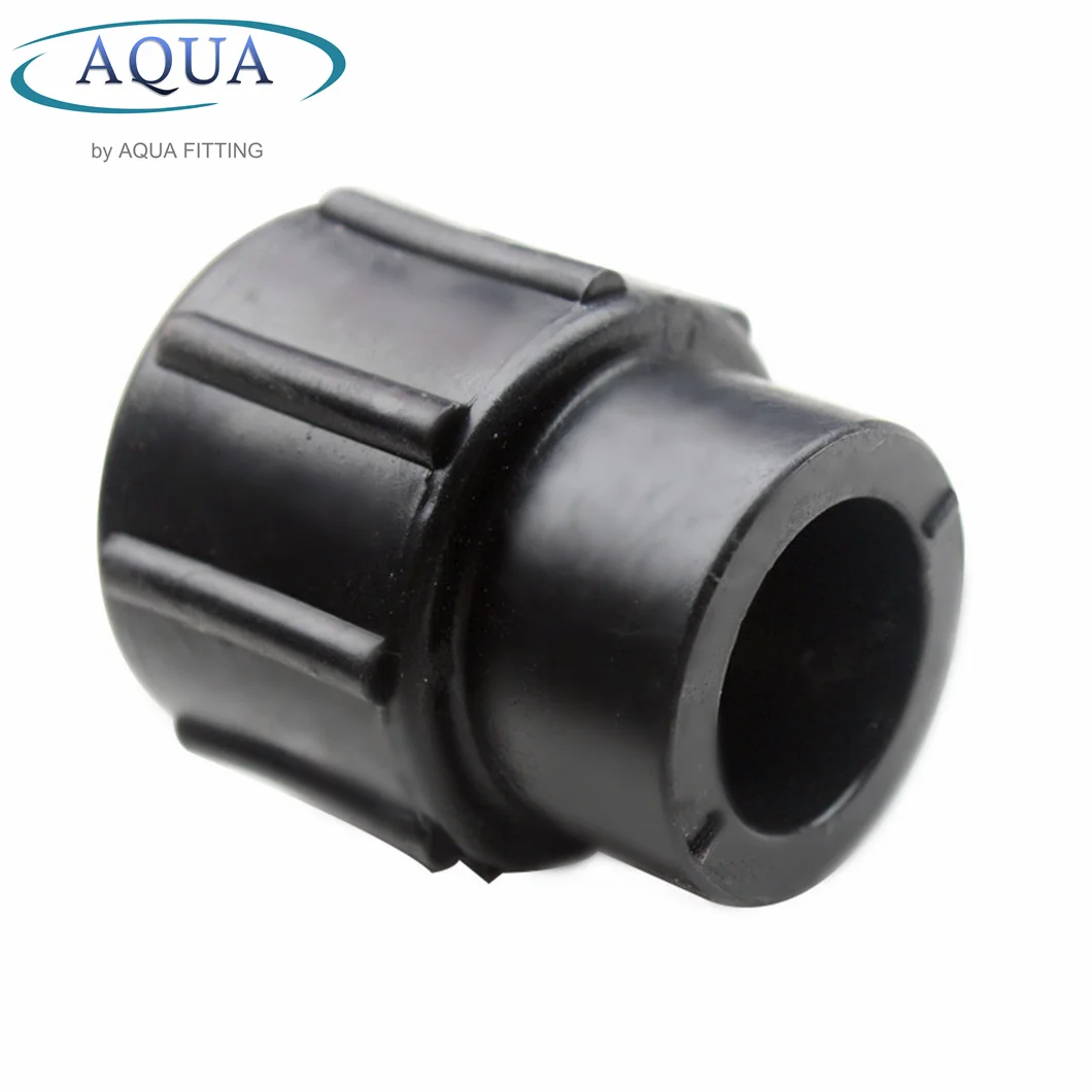 External Thread HDPE Pipe Fittings PE Female Threaded Coupling