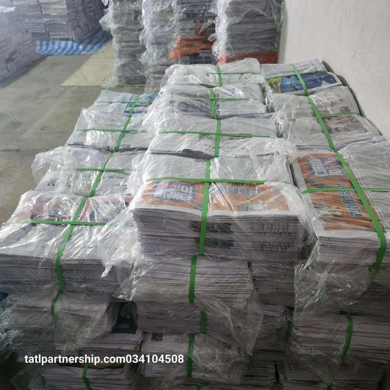 New Sustainable and Recyclable Waste Paper Product Made from Recyclable Newspapers and Scrap Paper