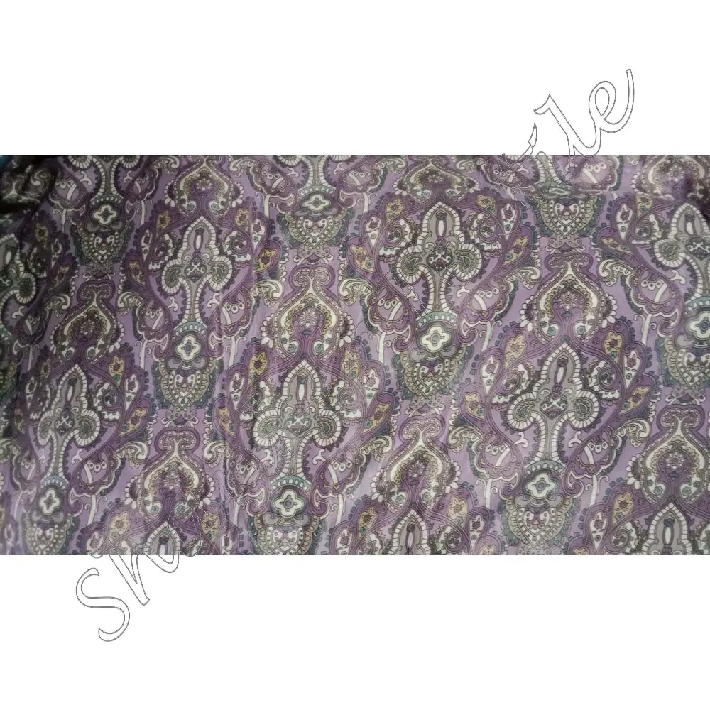 Indian Sanganeri Hand Block Mughal Buta Print 100% Cotton Kimono Rob Fabric New Design Plain Kimono Rob Fabric Dying & Printing