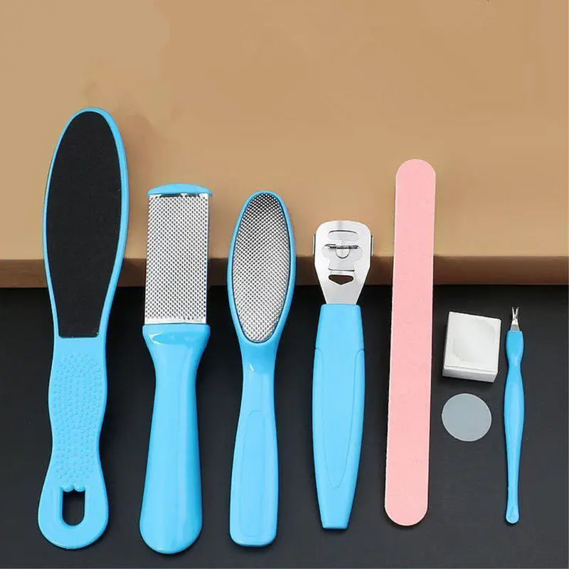 Professional Wholesale Top Selling Callus Remover Pedicure Tool Set Kit Foot File Scraper With Custom Packing