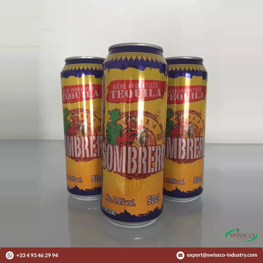 Best Deal on Top Quality 5.9% Alcohol Content Sombrero Tequila Mix Beer 33CL Long Neck Bottle in Pack of 3 Units
