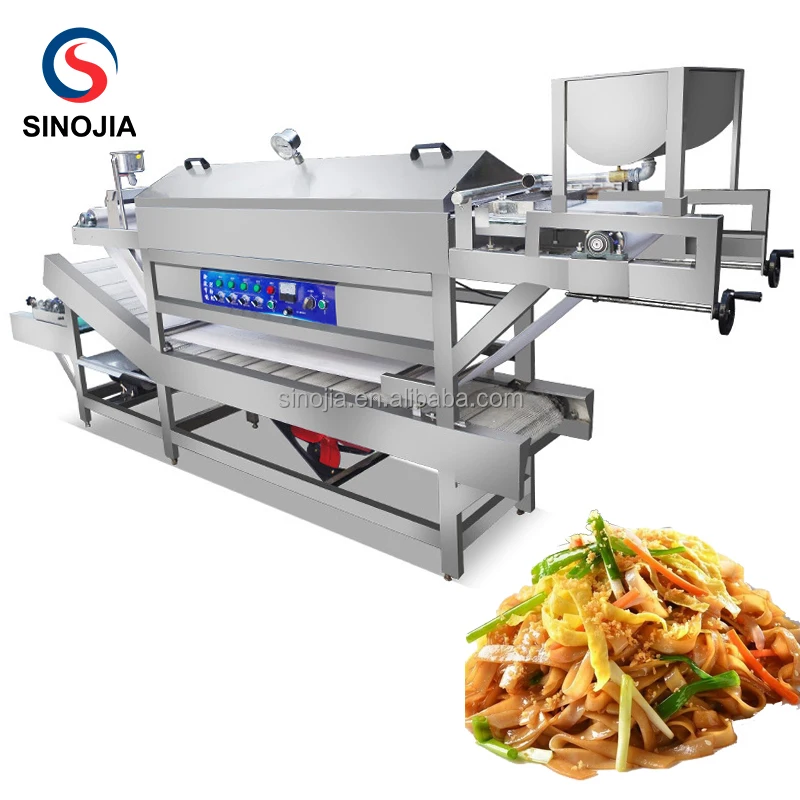 Full Automatic Rice Noodle Machine / Cold Skin Making Machine / Steam Rice Noodles Making Machine