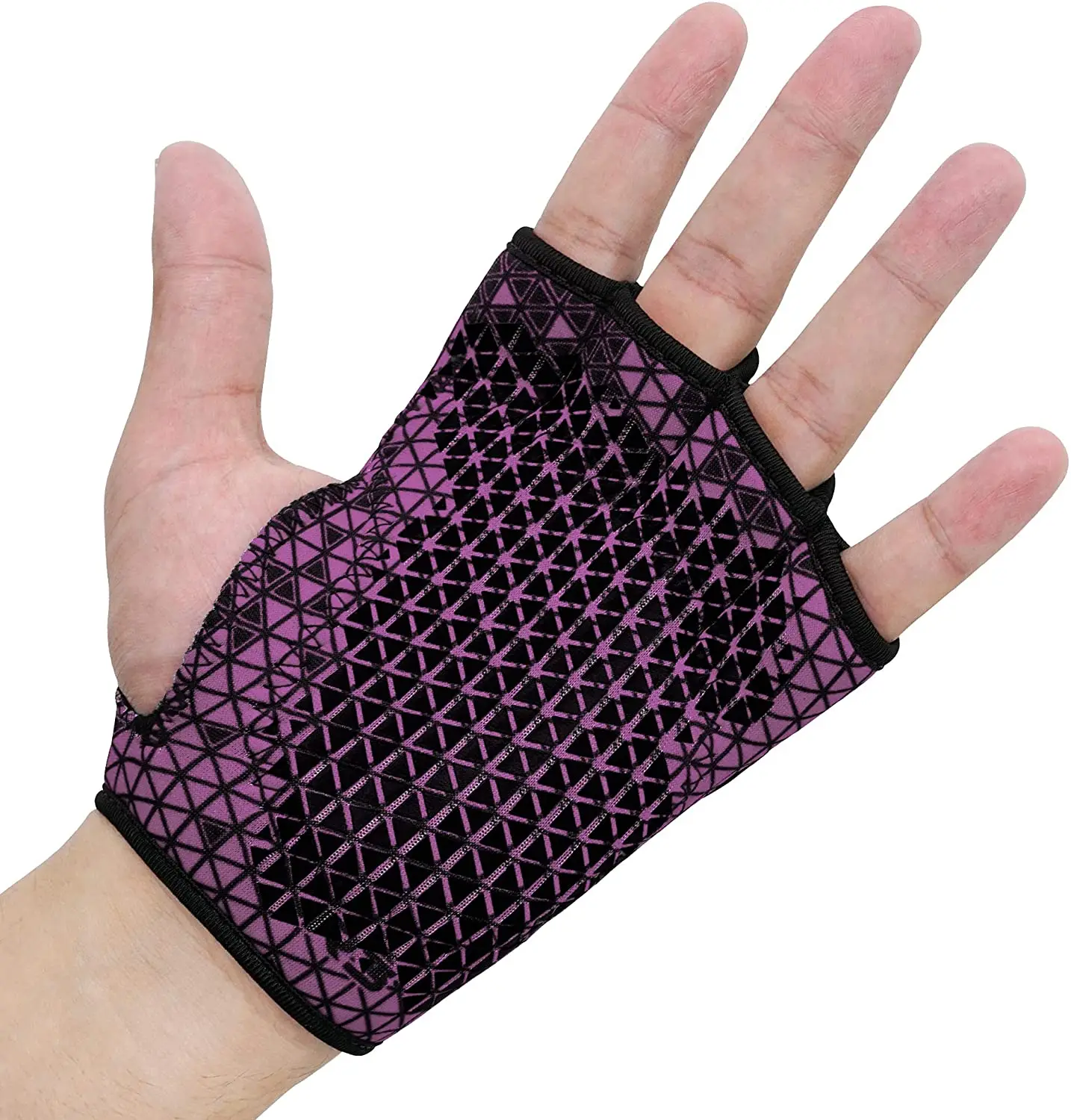 Weight Lifting Gloves Grip, Non Slip Neoprene Ventilated Gym Barehand Gripper, Silicon Palm Protection, Powerlifting Fitness